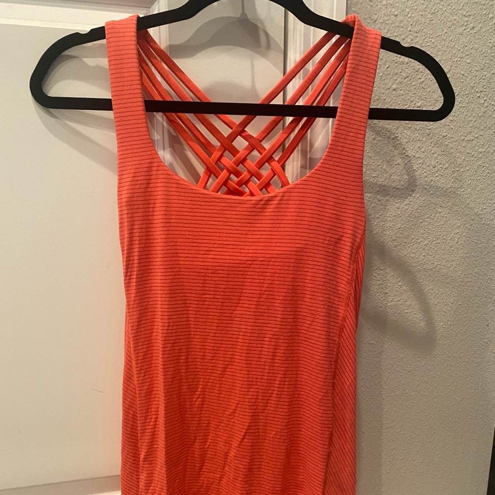 Lululemon Tank Top With Sports Bra Attached